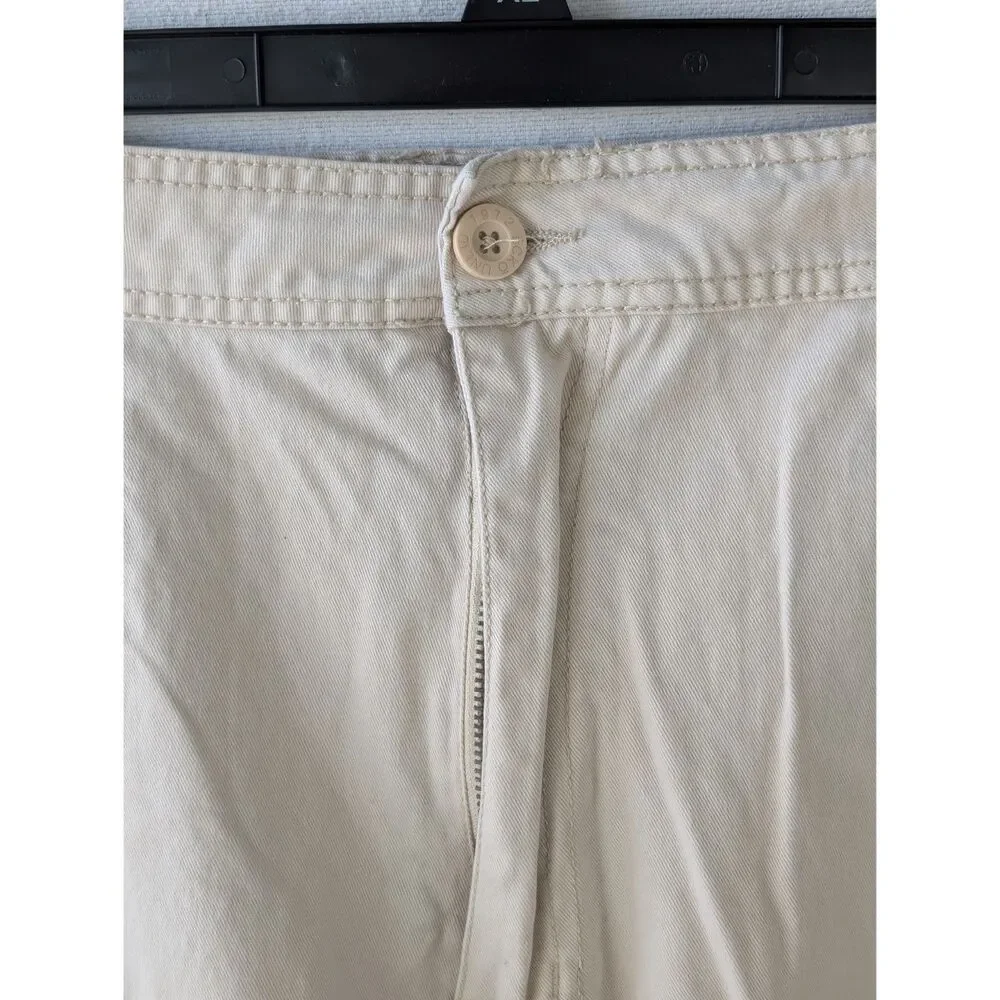 Y2k Ecko Unltd. Baggy Cargo Shorts Cream Men's Size 40